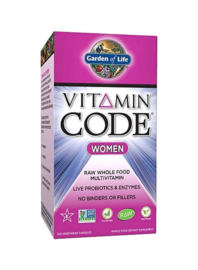 Vitamin Code Raw Whole Food Supplement - 240 Veg Capsules