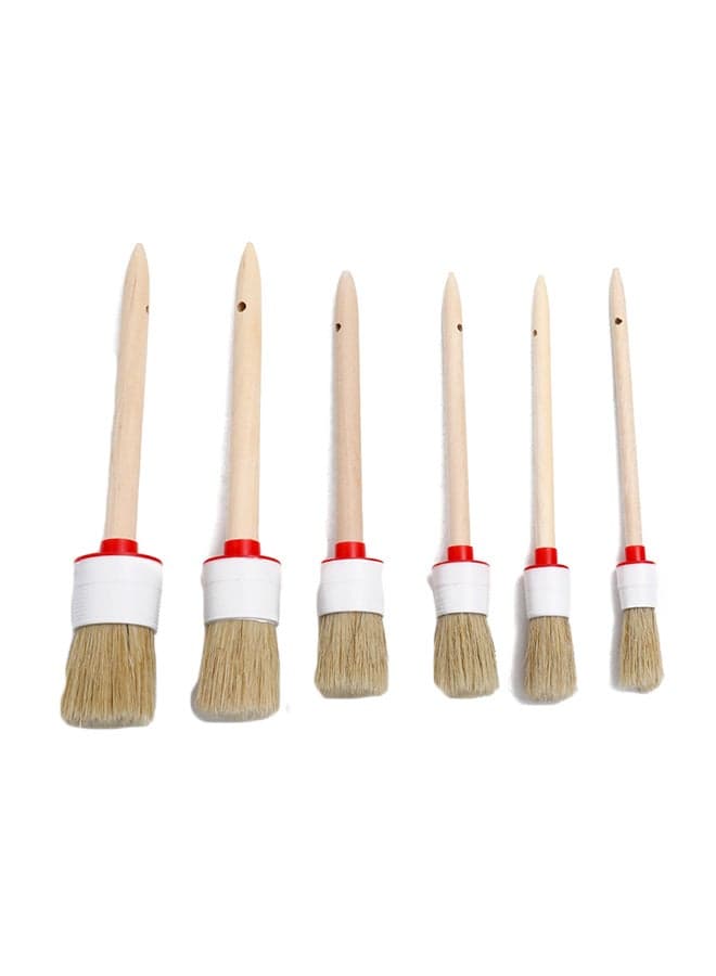 6-Piece Car Brush Cleaning Tool Set