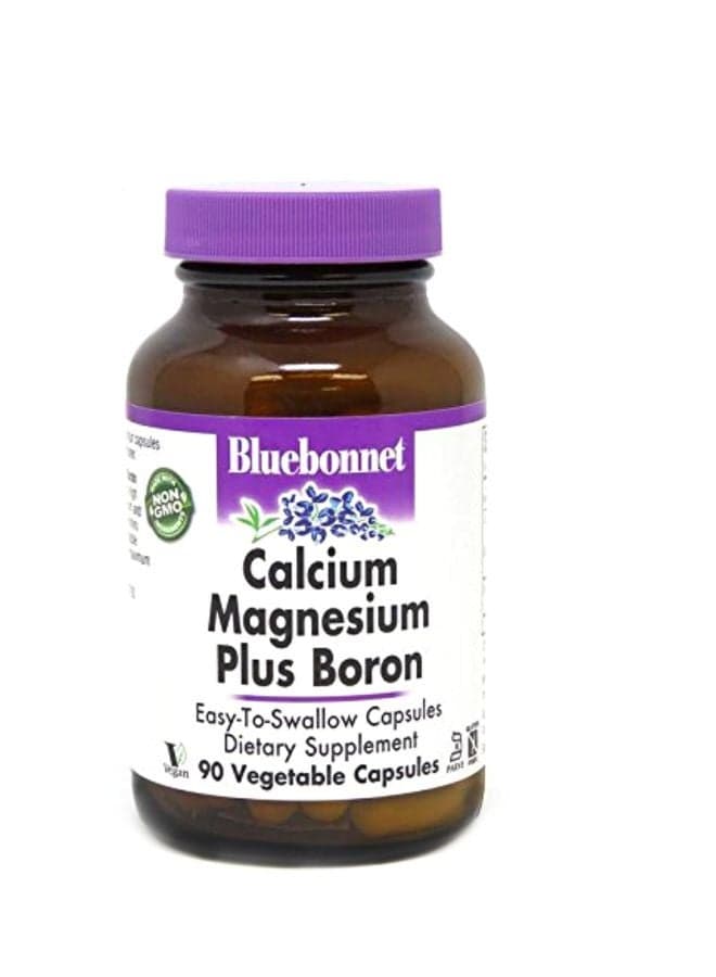 Calcium Magnesium Plus Boron Dietary Supplement - 90 Veg Capsules