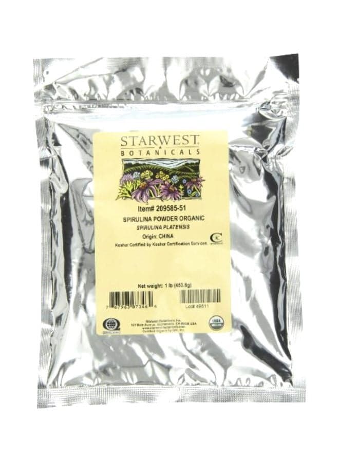 Organic Spirulina Powder Dietary Supplement
