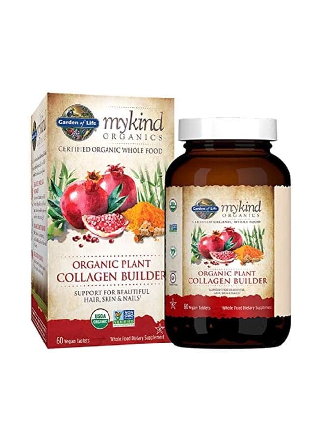 Mykind Organics Plant Collagen Builder Dietary Supplement - 60 Tablets