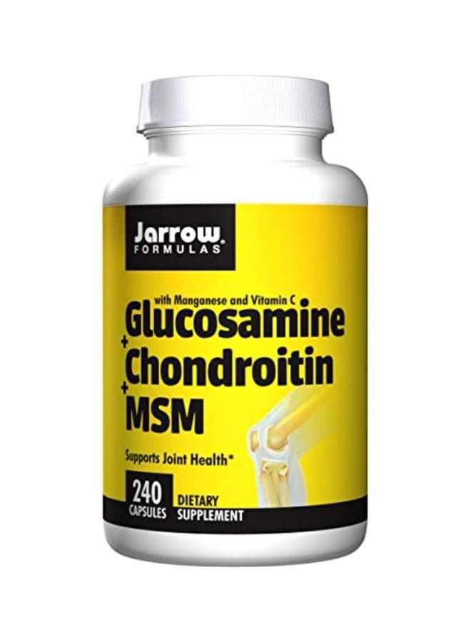 Glucosamine Chondroitin And Msm Dietary Supplement - 240 Capsules