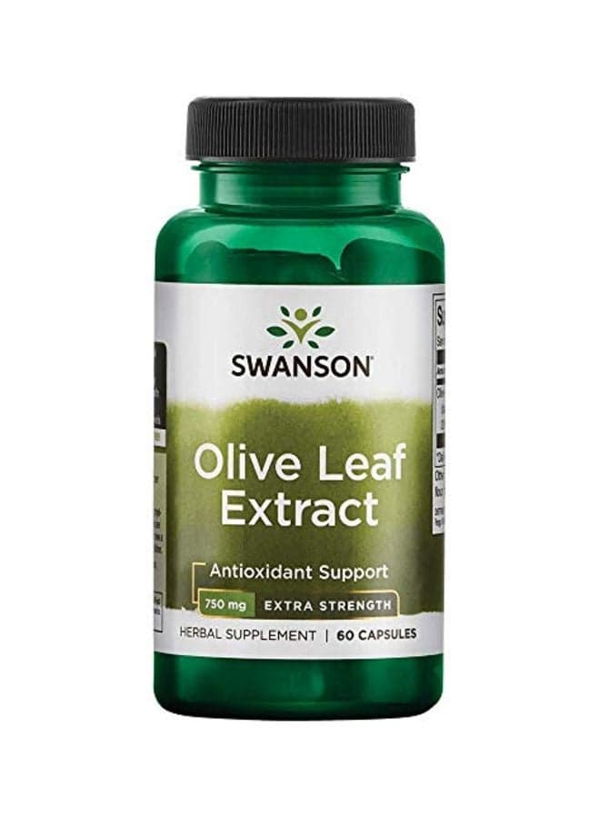 Olive Leaf Extract Herbal Supplement - 60 Capsules