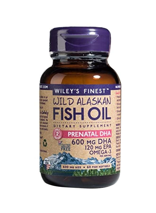Wild Alaskan Fish Oil 600mg - 60 Softgels