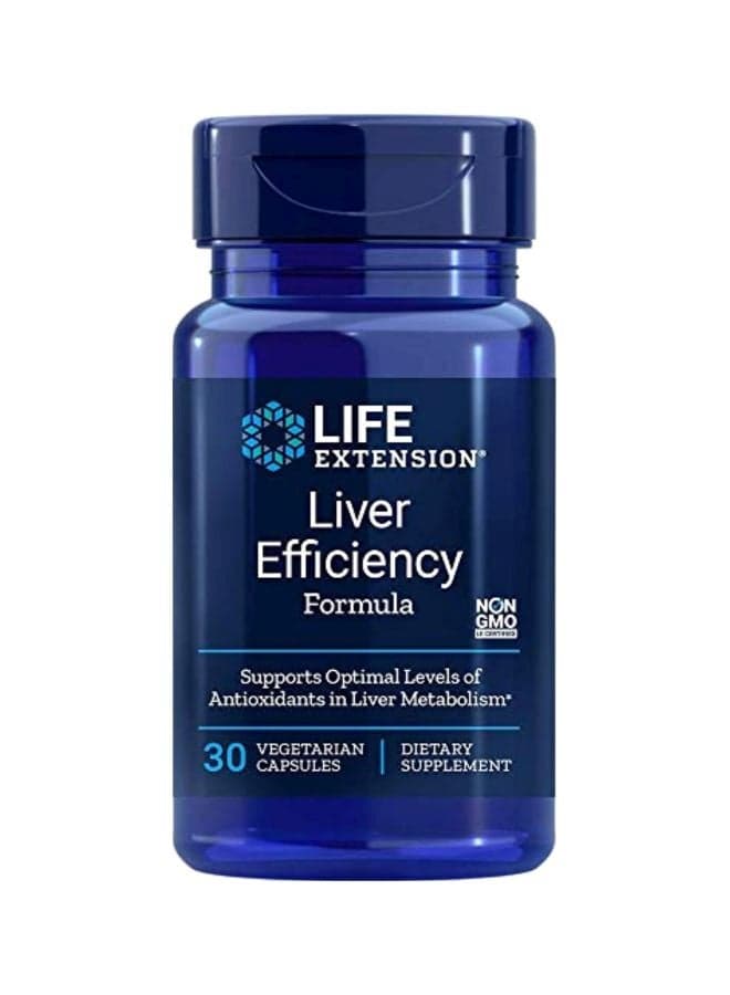 Liver Efficiency Dietary Supplement - 30 Capsules