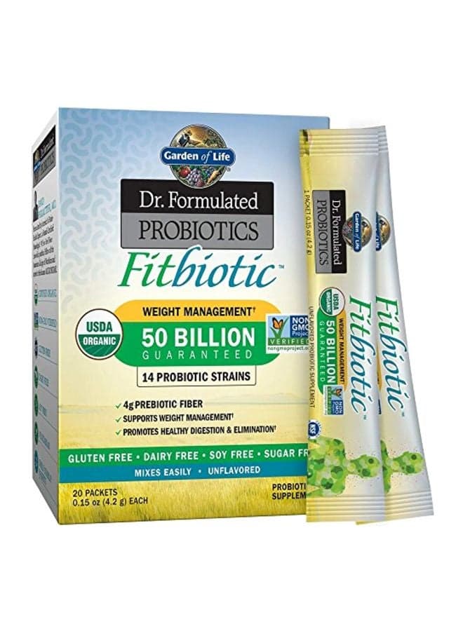 Fitbiotic Dietary Supplement - 20 Packets