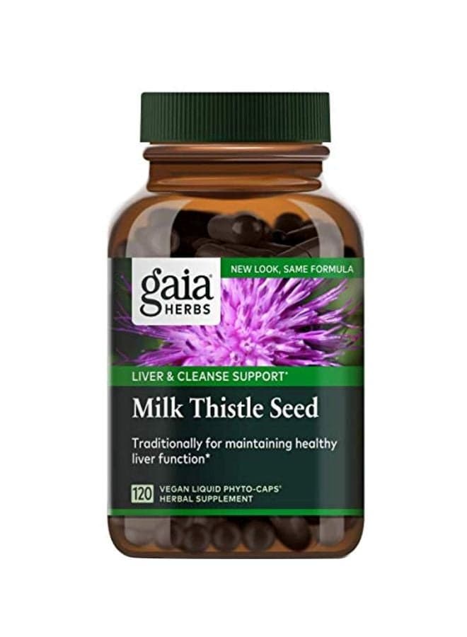 Milk Thistle Seed Supplement - 120 Herbal Capsules