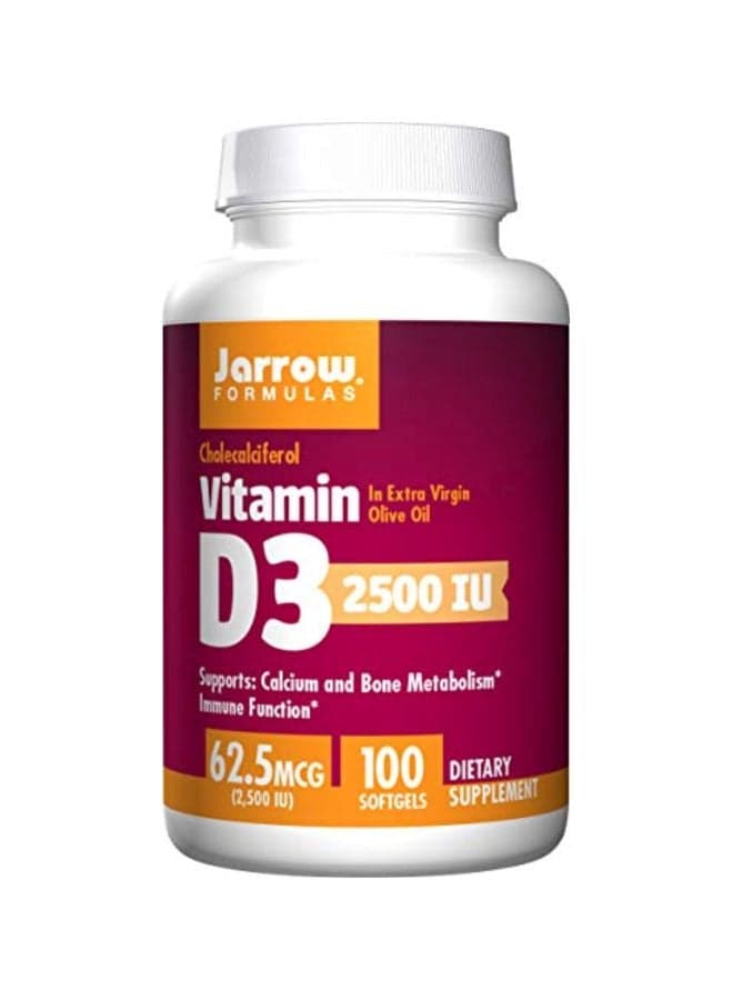 Vitamin D3 2500 IU - 100 Softgels