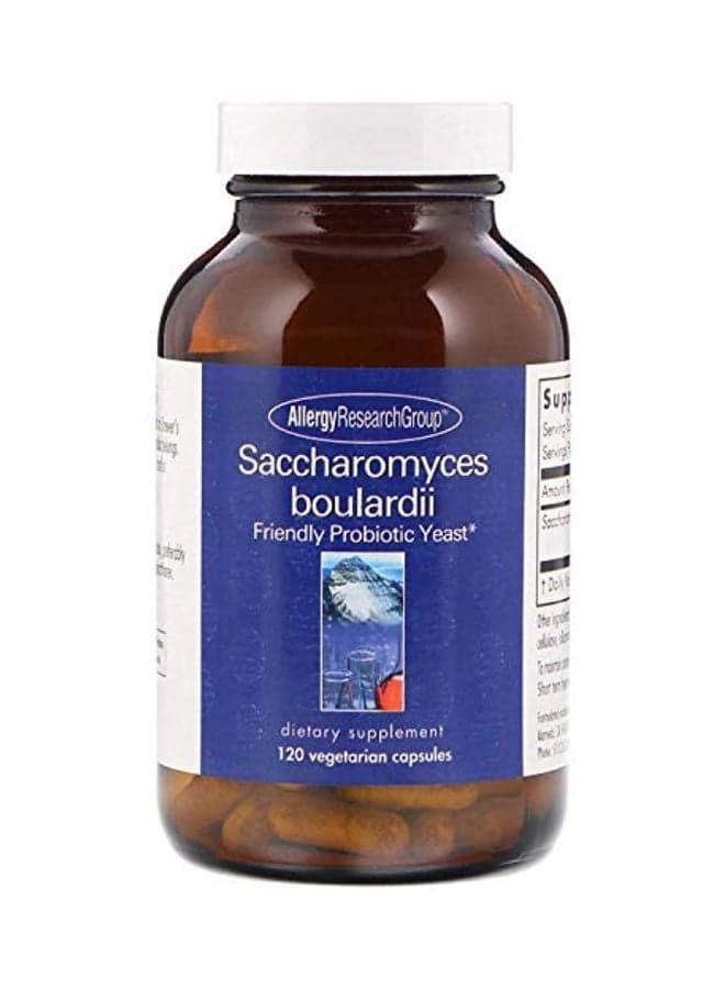Saccharomyces Boulardii Friendly Probiotic Yeast - 120 Capsules