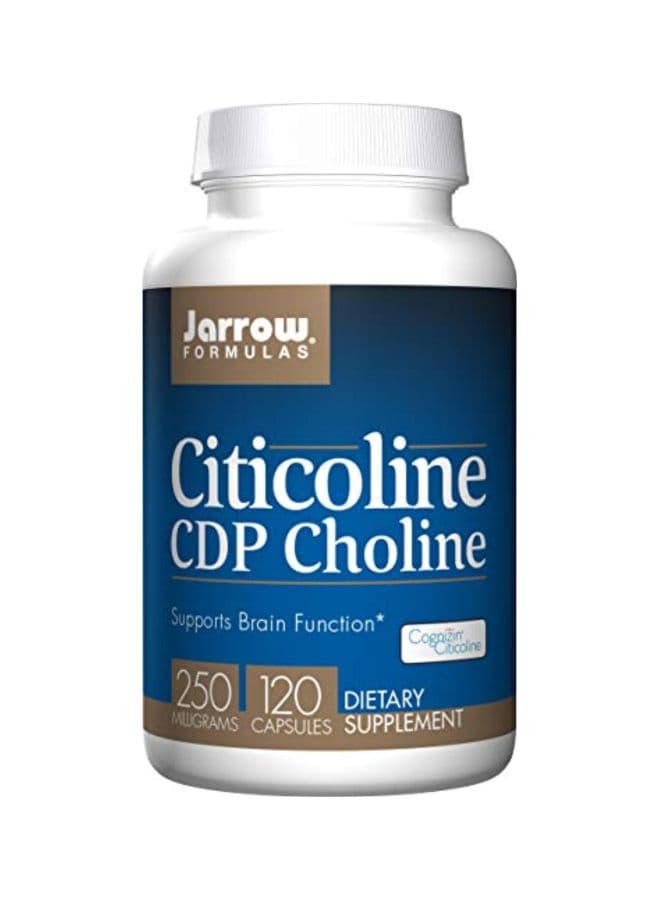 Citicoline CDP Choline Brain Support Dietary Supplement 250 Mg - 120 Capsules