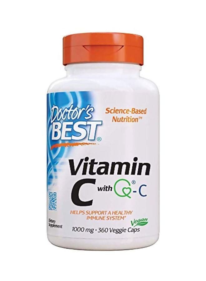 Vitamin C with Quali-C Dietary Supplement 1000 mg - 360 Veggie Caps