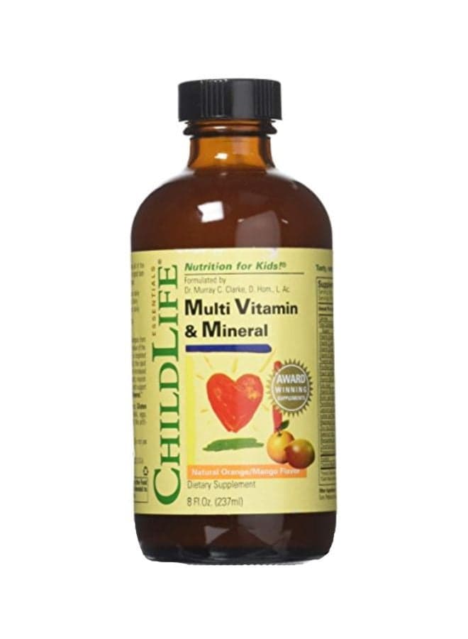 Pack Of 2 Multi Vitamin And Mineral Natural Orange Mango Flavor Dietary Supplement