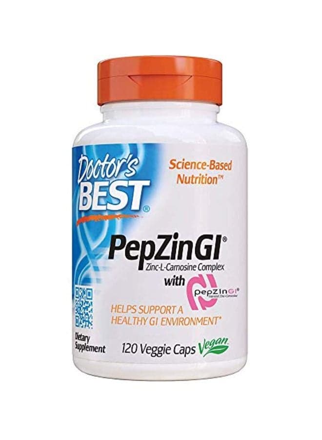 PepZin GI Zinc-L-Carnosine Complex - 120 Veggie Capsules