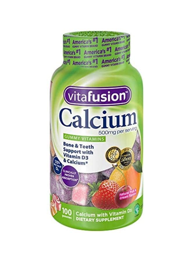 Calcium Dietary Supplements - 120 Gummies