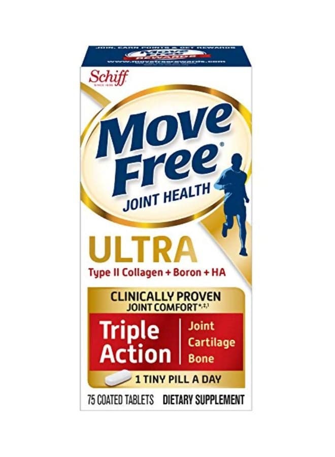 Ultra Triple Action Type II Collagen + Boron + HA Dietary Supplement - 75 Capsules