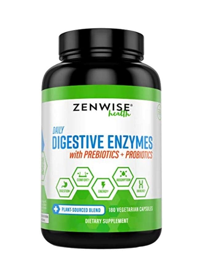Digestive Enzymes Supplement - 180 Vegetarian Capsules