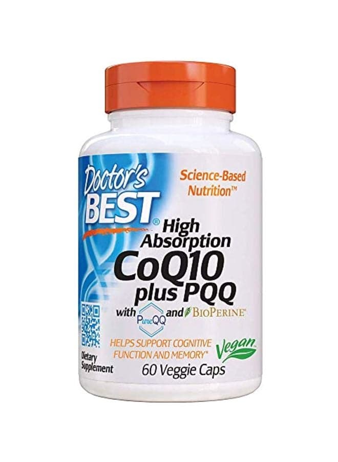 CoQ10 Plus PQQ - 60 Vegetarian Capsules