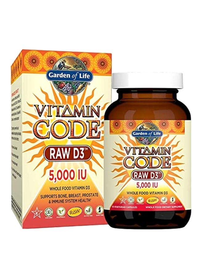Vitamin Code Raw D3 5000 IU - 60 Capsules