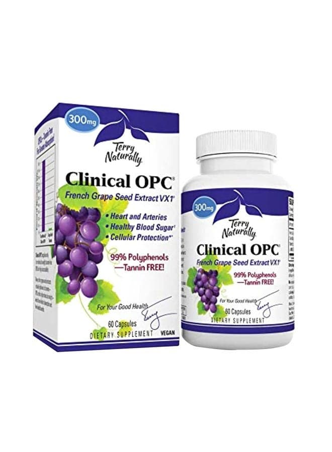Clinical OPC 300 Mg - 60 Vegan Capsules
