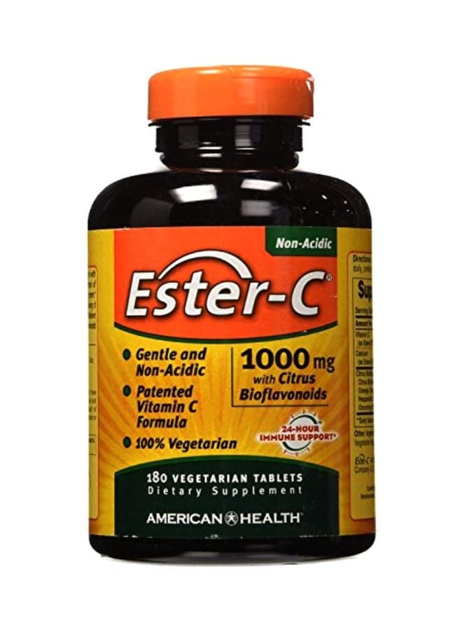 Pack Of 2 Ester-C Dietary Supplement 1000mg - 180 Vegetarian Tablets