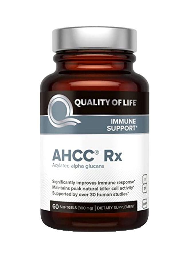 AHCC Rx Dietary Supplement (300Mg) - 60 Softgels