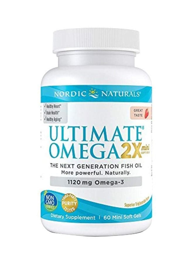 Ultimate Omega 2x Minis 1120 Mg - 60 Softgels