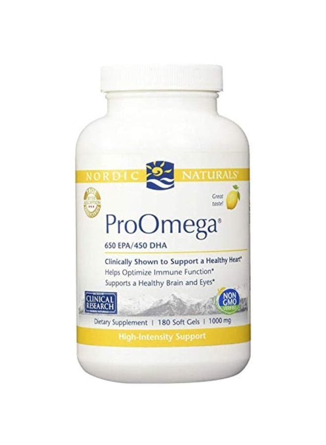 Pack Of 2 ProOmega Dietary Supplement 1000 mg - 180 Soft Gels