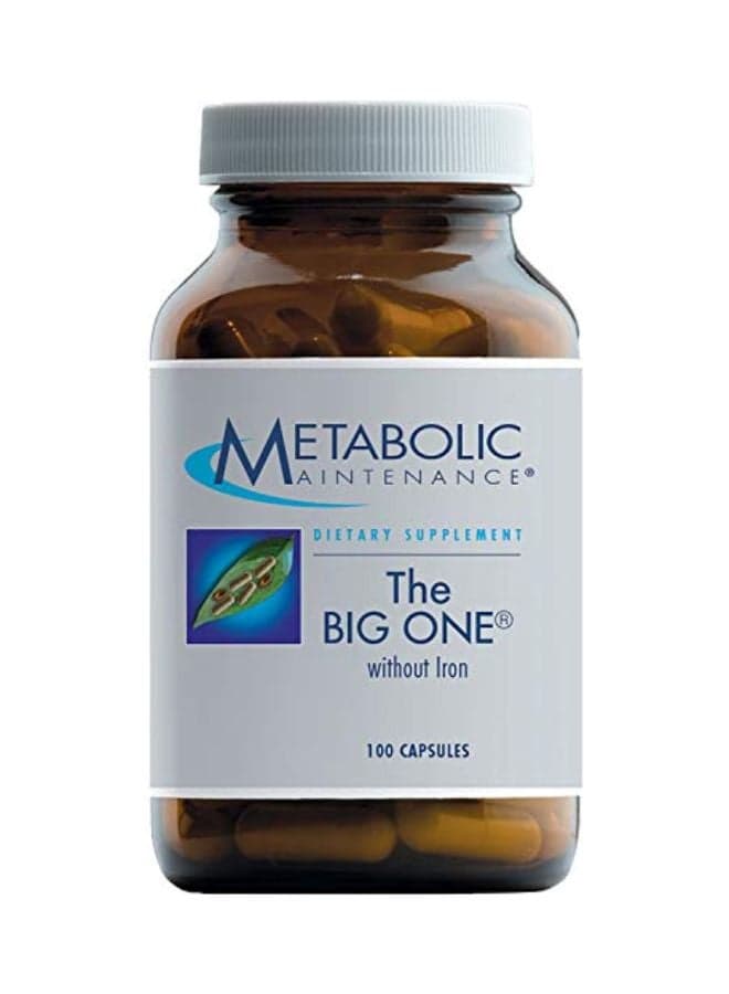 The Big One Without Iron Dietary Supplement - 100 Capsules