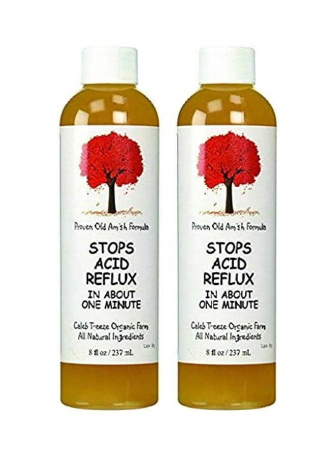 2-Piece Organic Farms Stops Acid Reflux Dietary Supplement
