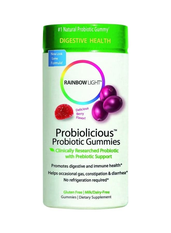 Pack Of 3 Probiolicious Probiotic Gummies Dietary Supplement - 50 Counts