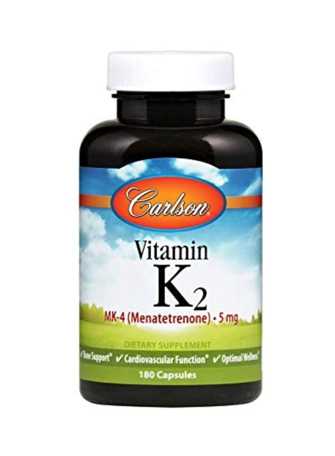 Vitamin K2 MK-4 Menatetrenone - 180 Capsules