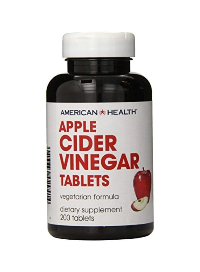 Apple Cider Vinegar Dietary Supplement 480 mg - 200 Tablets