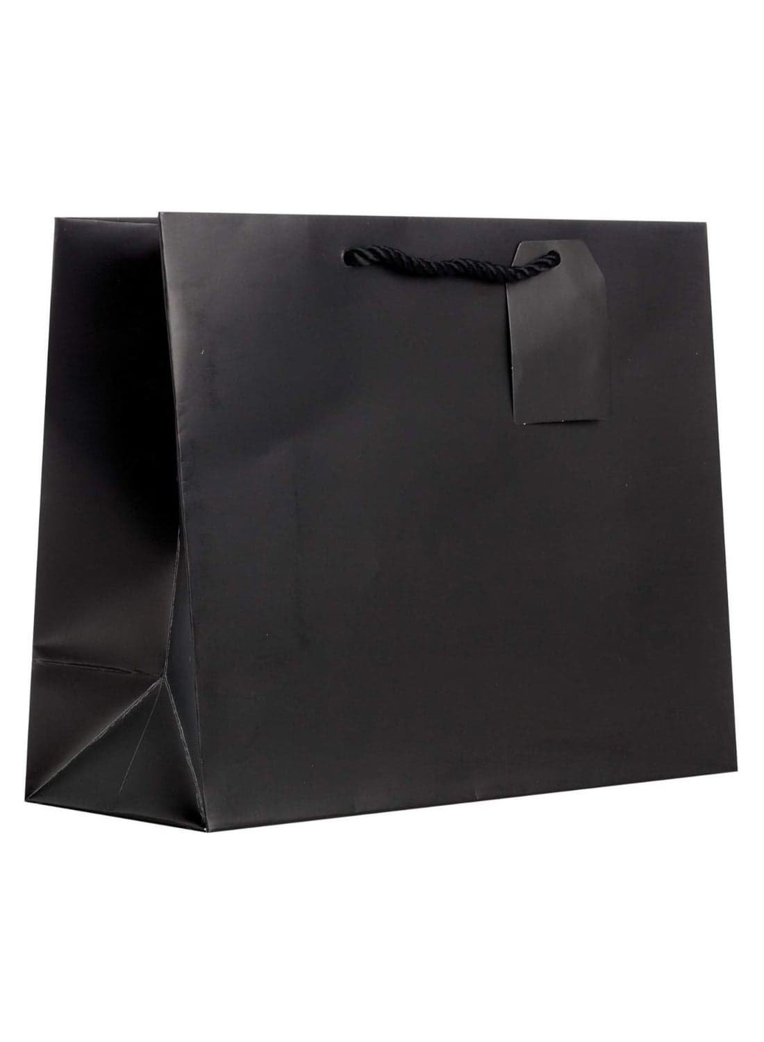 6-Piece Solid Colour Gift Bag Set Black