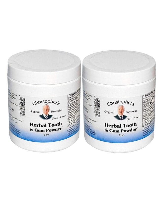 Pack Of 2 Herbal Tooth And Gum Powder