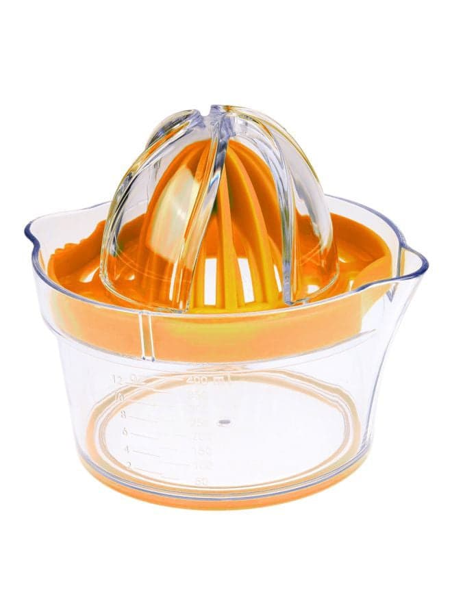 Multi-functional Manual Fruit Squeezer Orange/Clear