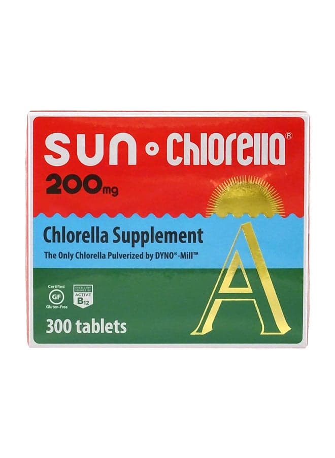 Chlorella Supplement 200 mg - 300 Tablets