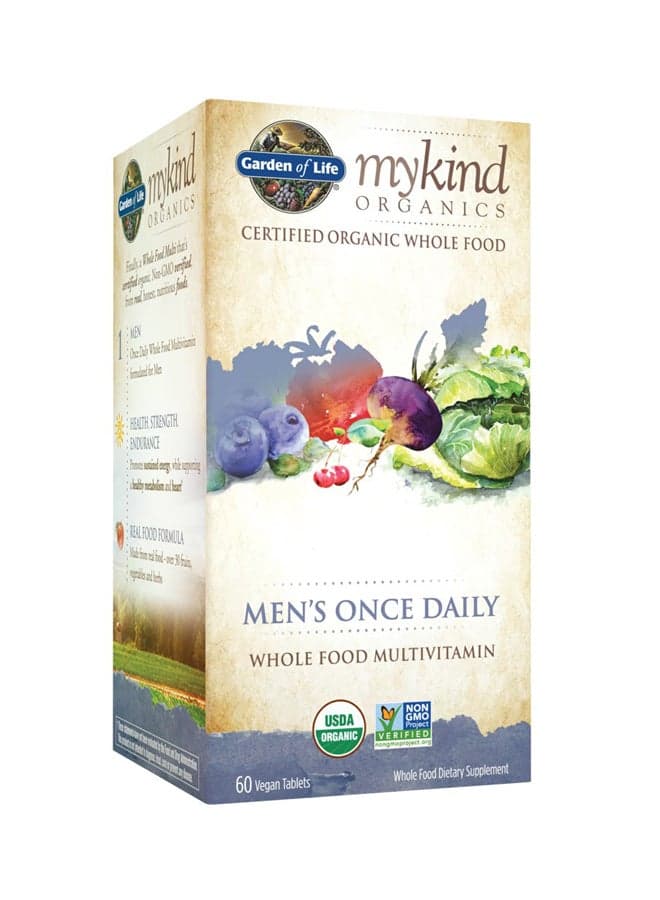 Once Daily Multivitamin Dietary Supplement - 60 Vegan Tablets