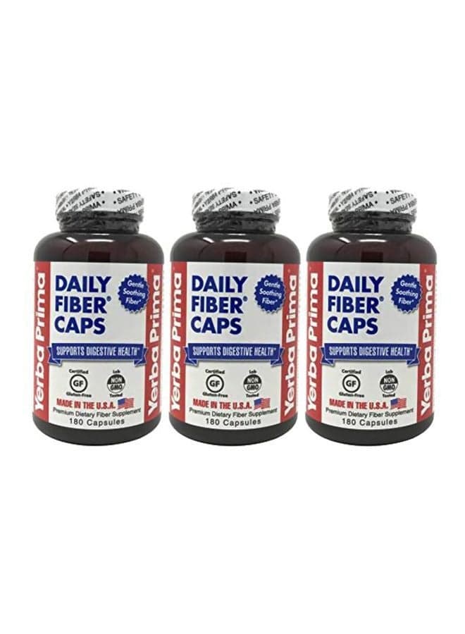 Pack Of 3 Daily Fiber Capsule - 180 Capsules