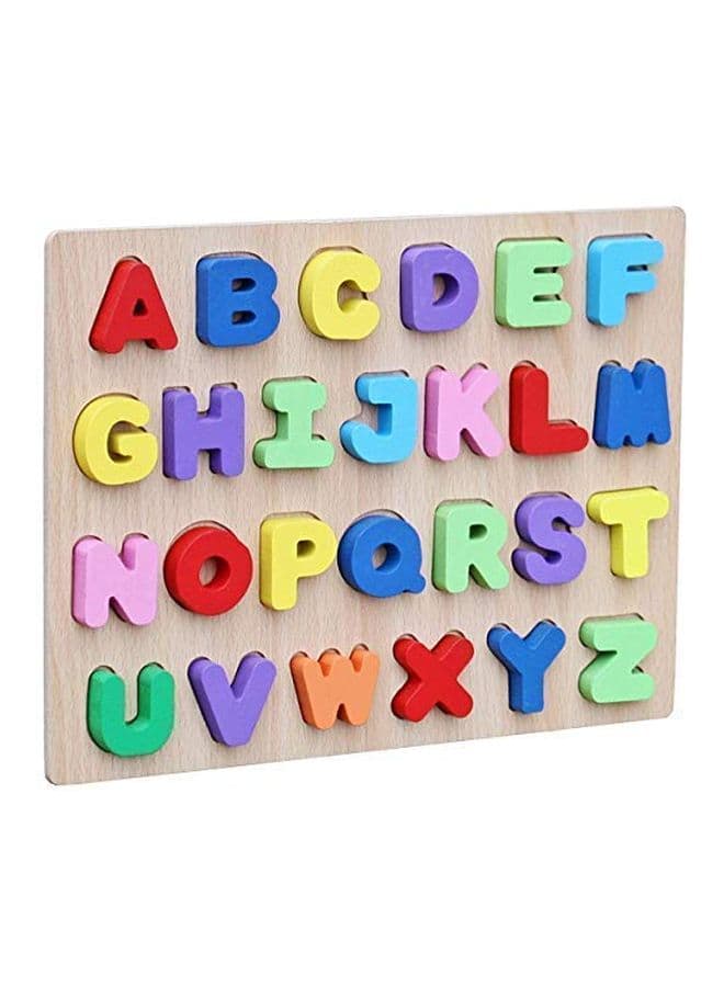 Wooden Alphabets Puzzle Toy 121424