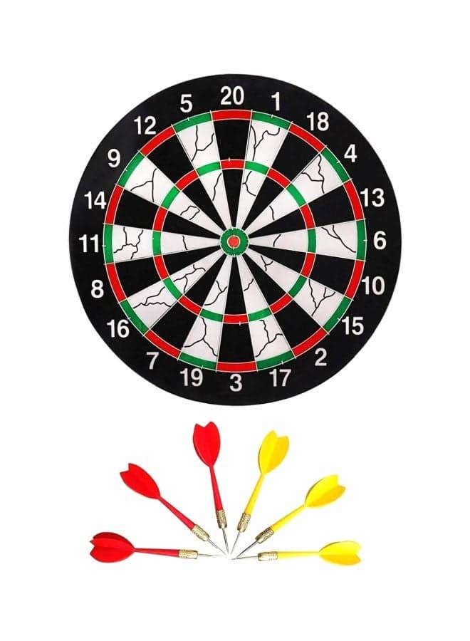 Family Dart Board Game With 6 Needle 09 17inch