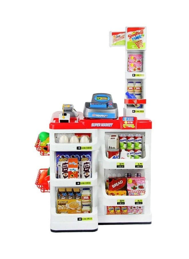 24-Piece Supermarket Pretend Play Toy