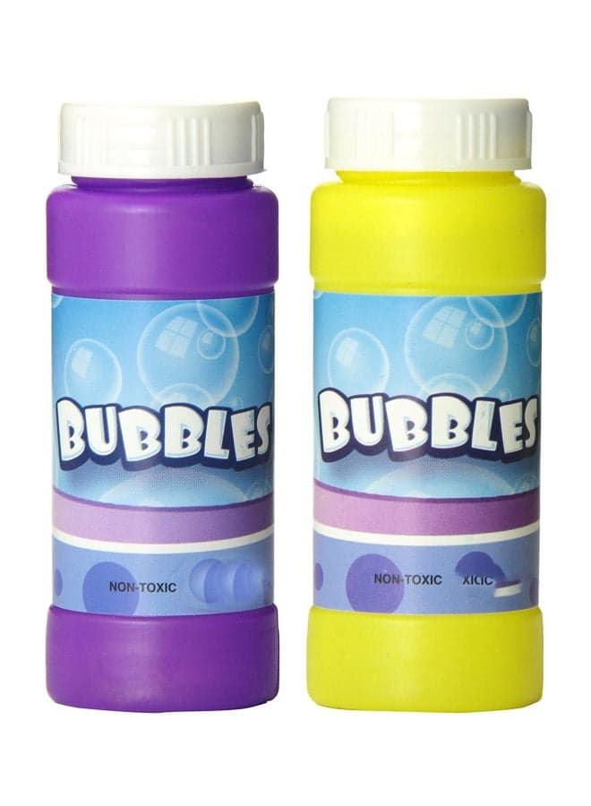2-Piece Bubble Gun Refill Liquid Bottles 500ml