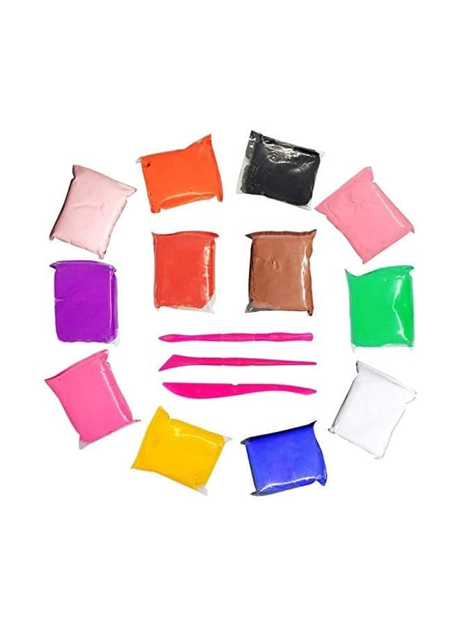 Pack Of 12 Modeling Clay Set
