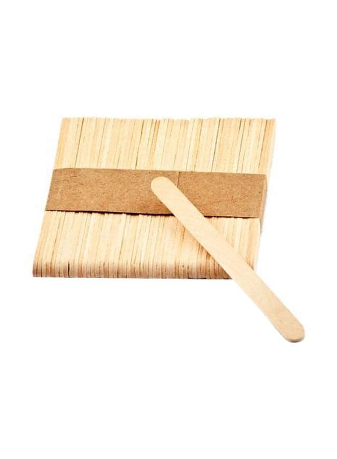 50-Piece Wooden Ice Cream Sticks Set AMZ50