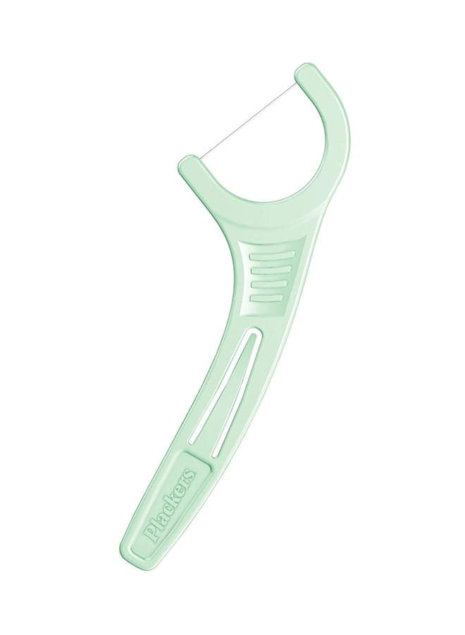 Pack Of 3 Micro Mint Dental Floss Picks Green