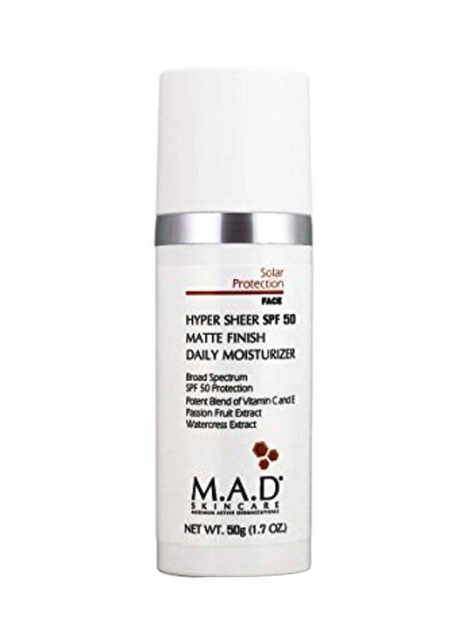Hyper Sheer Matte Finish Daily Moisturizer SPF50 50grams
