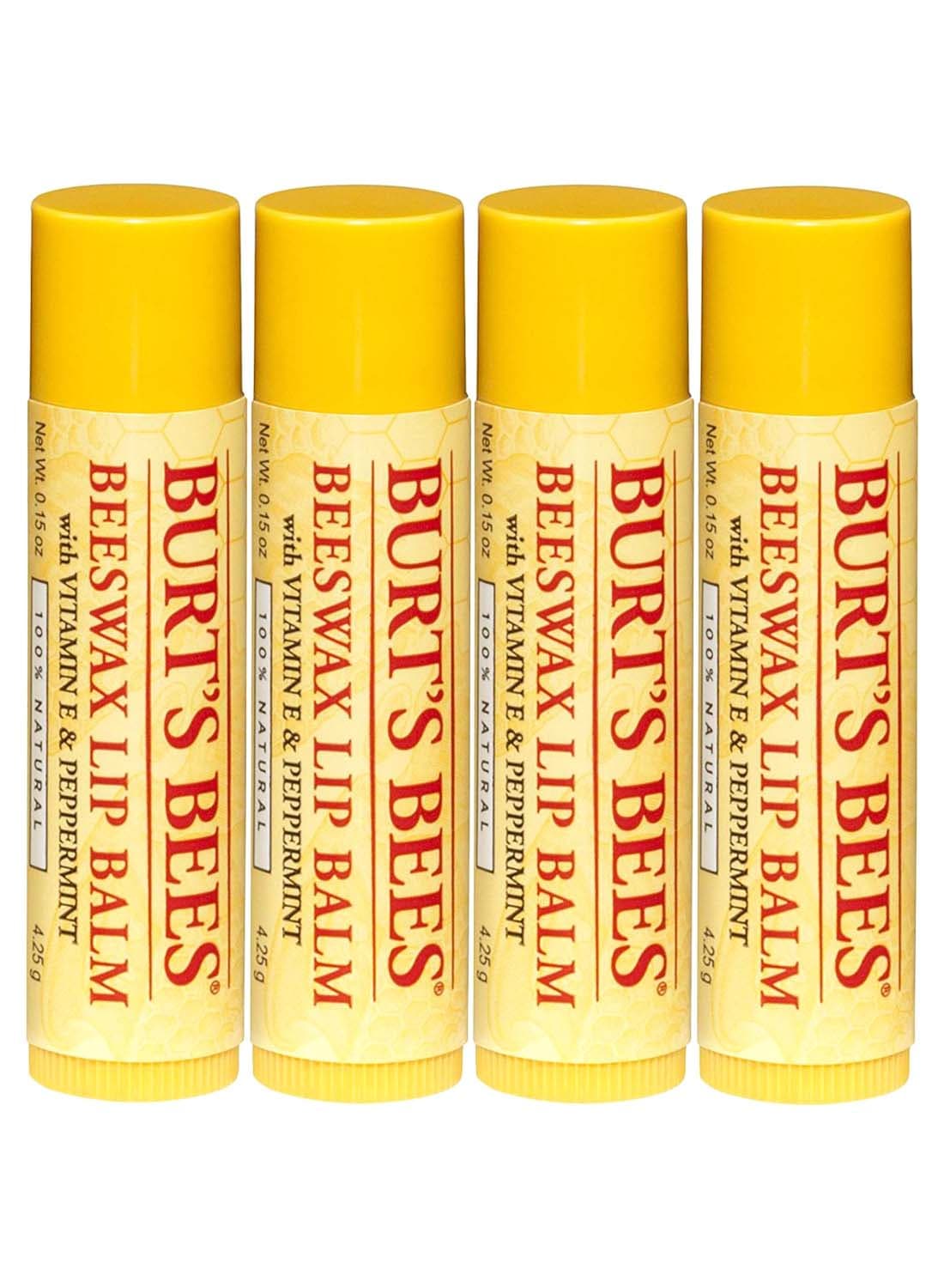 4-Piece Beeswax Lip Balm 4 x 4.25grams