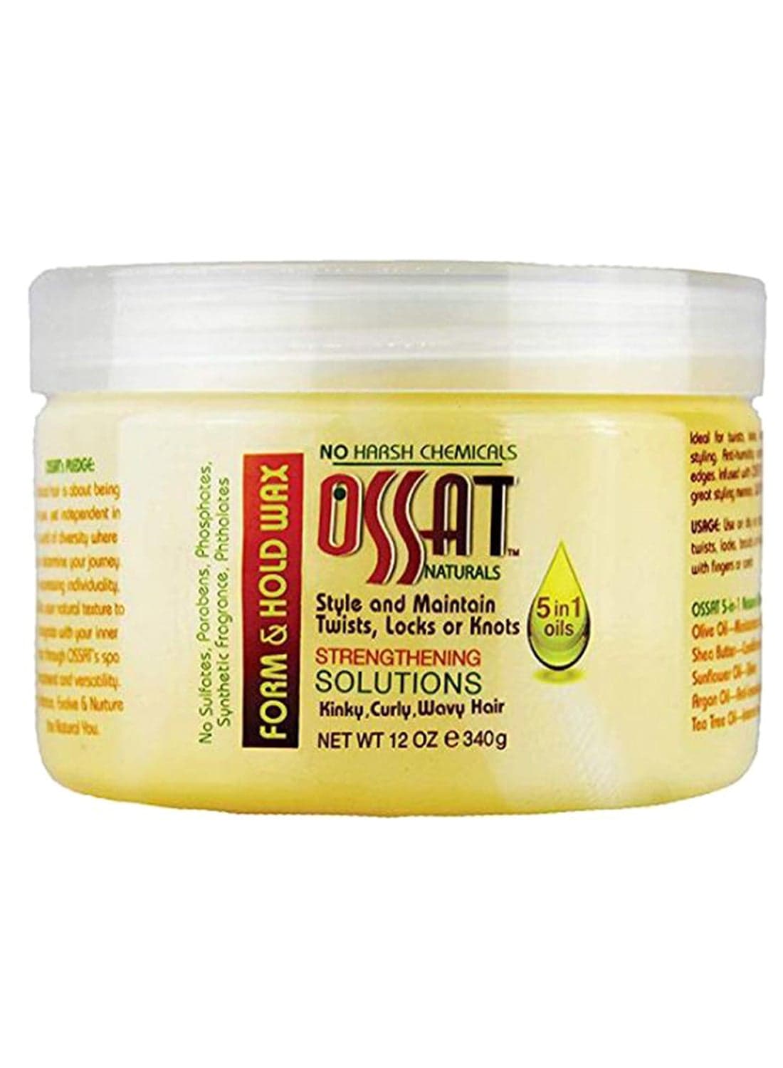 Strengthening Solution Form And Hold Wax