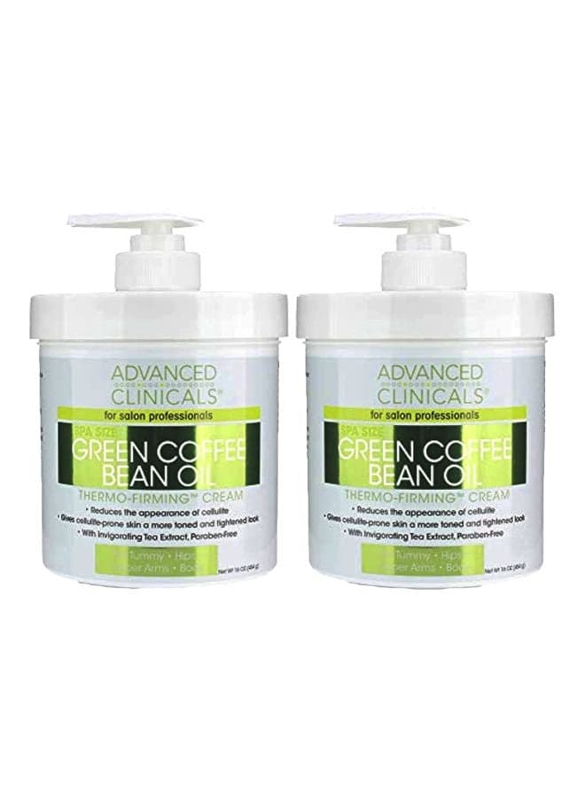 Pack Of 2 Green Coffee Bean Oil Thermo Firming Cream