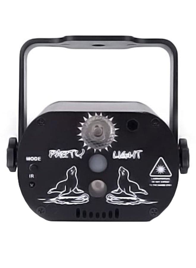 60-Pattern Disco LED Stage Light Black